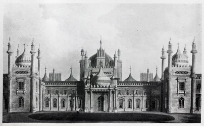 Die Westfassade des Brighton Pavilion